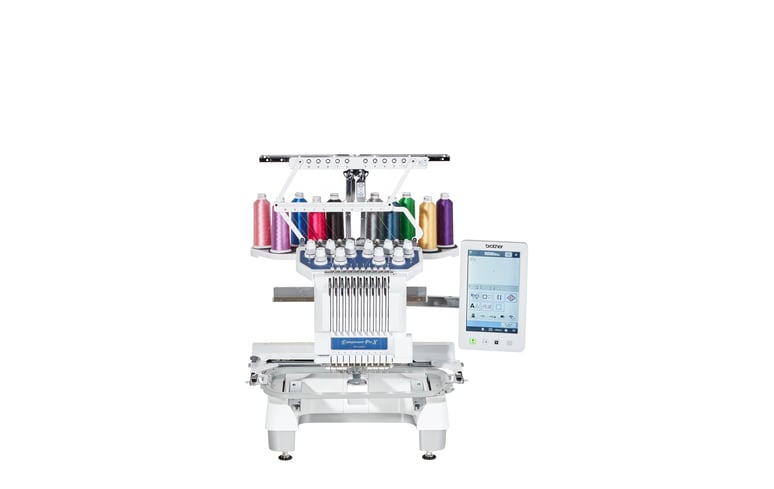 Brother PR1055X on-screen embroidery editing
