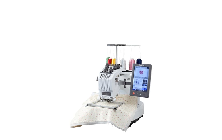 Brother PR680W multi-needle embroidery workspace