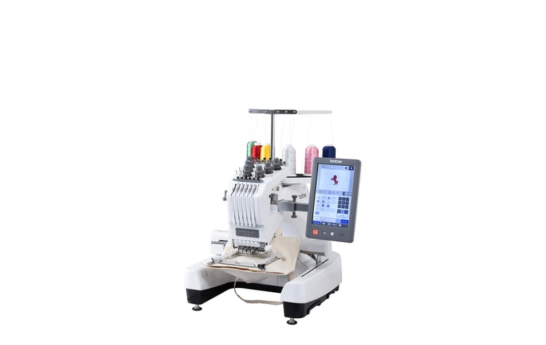 Brother PR680W multi-needle embroidery machine feature view